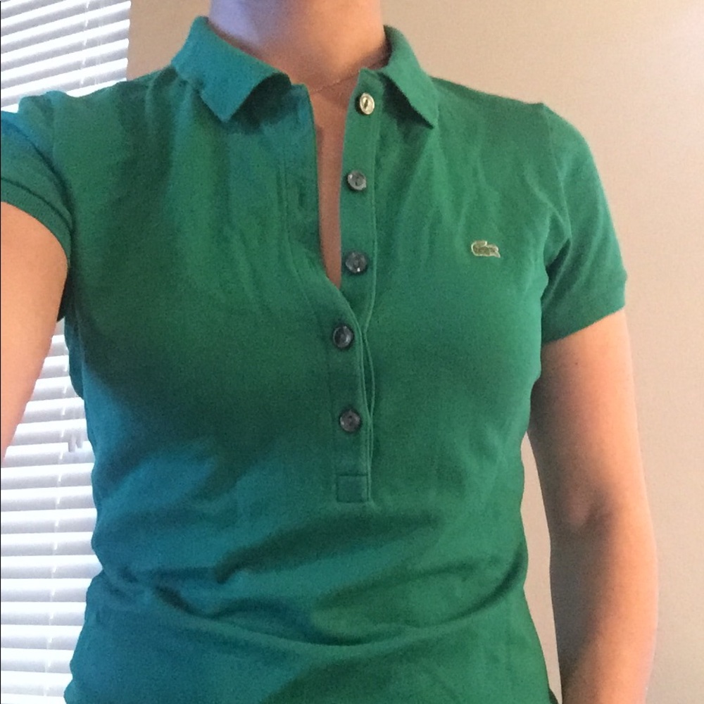 Deep Green Lacoste Polo